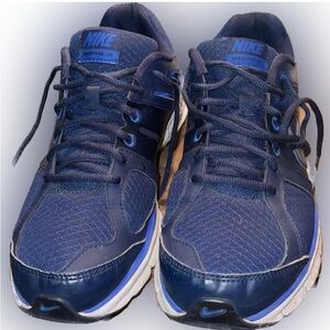 Nike Anodyne DS Flywire Blue Athletic Running Shoes with Breathable Mesh